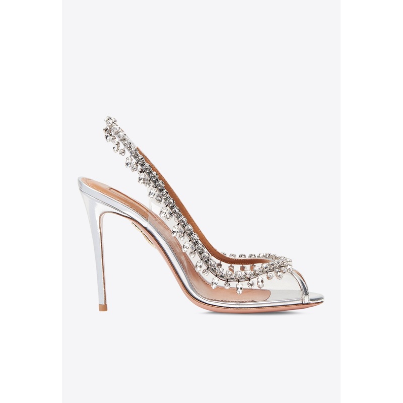 Temptation 105 Crystal-Embellished Sandals