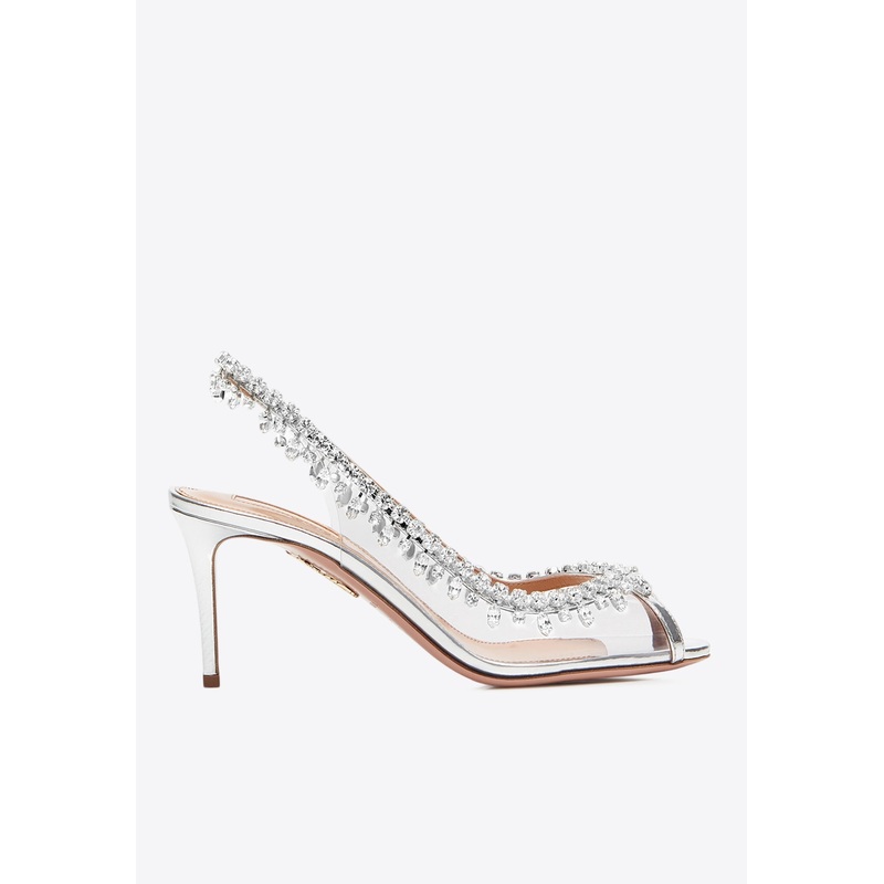 Temptation 75 Crystal-Embellished Sandals
