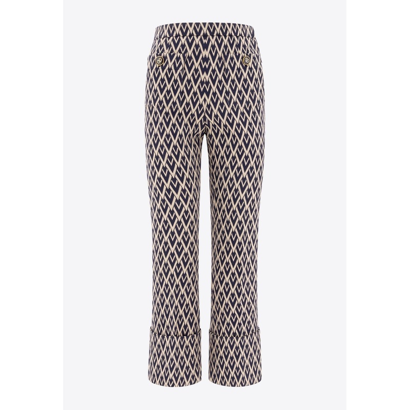 Toute La V Flared Pants in Wool