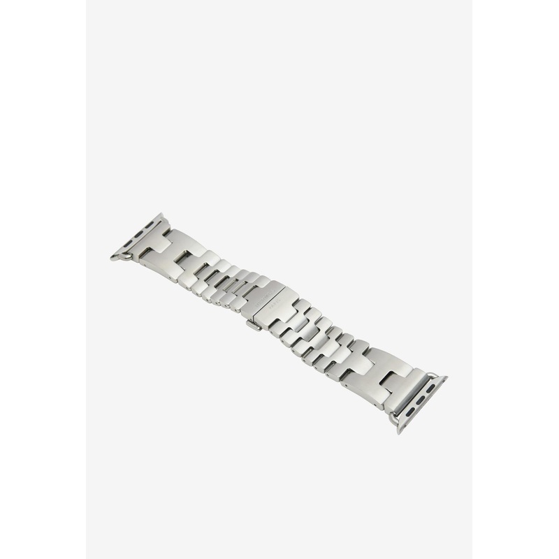 Band Apple Watch 46mm Grand H Single Tour in Satin-Brushed Stainless Steel