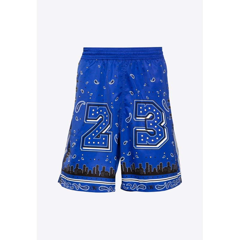 Bandana Surfer Printed Swim Shorts
