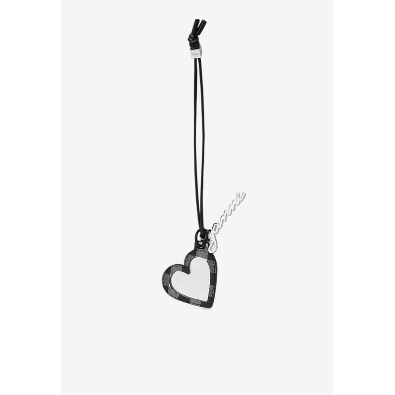 Bou Heart-Shaped Mirror Keychain