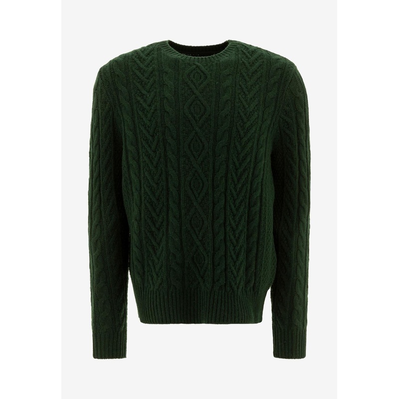 Cable Knit Wool Sweater