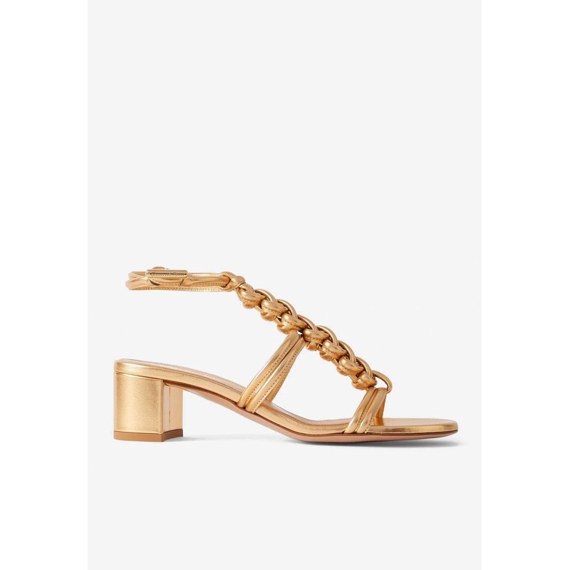 Capua 45 Metallic Leather Sandals