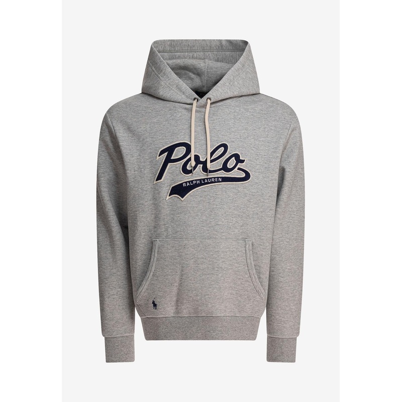 Logo Embossed Drawstring Hoodie