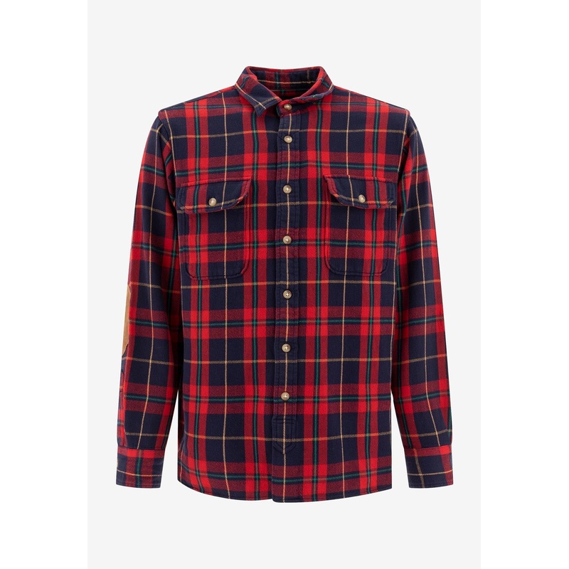 Plaid Check Long-Sleeved Shirt