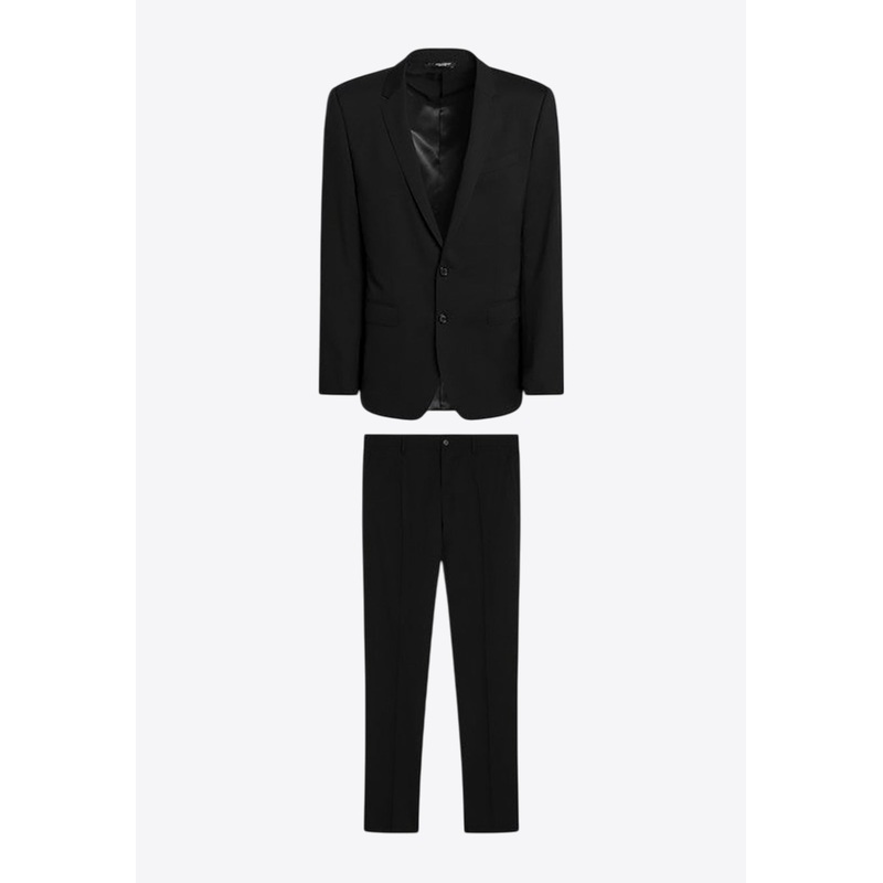 Single-Breasted Wool Suit