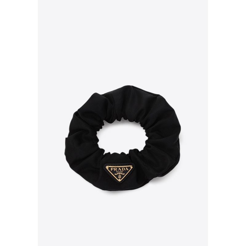 Triangle Logo Enamel Scrunchie