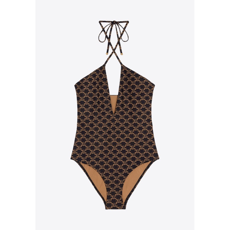Triomphe Monogram One-Piece Swimsuit