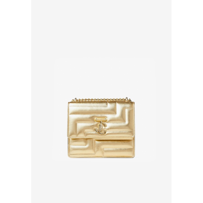 Varenne Metallic Nappa Leather Shoulder Bag