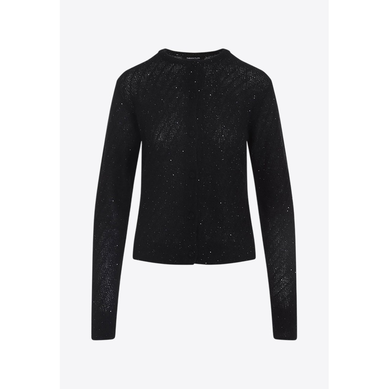 Wool Crewneck Cardigan