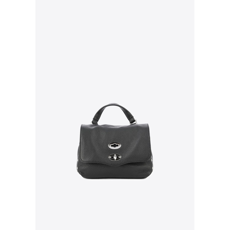 Baby Postina Tumbled Leather Shoulder Bag