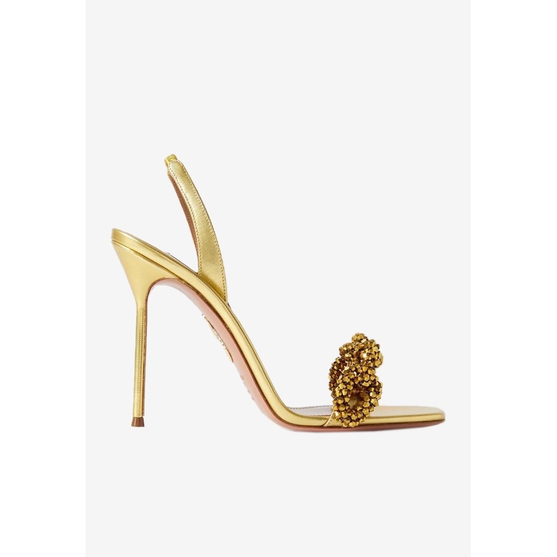 Chain of Love 105 Metallic Sandals