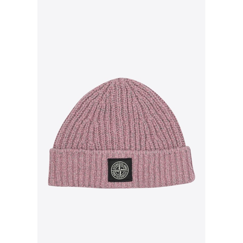 Compass Patch Wool Beanie