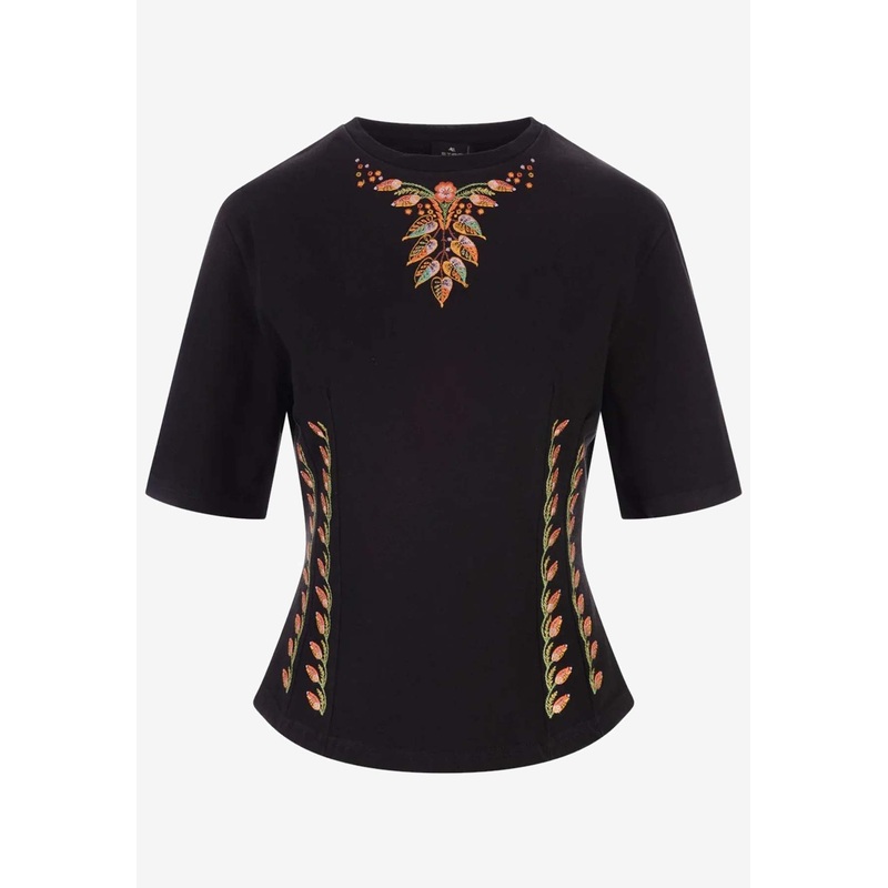 Foliage Embroidery Top