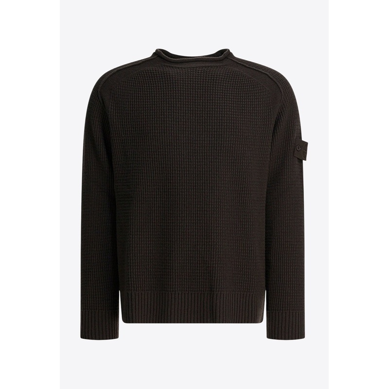 Ghost Waffle Knit Wool Sweater