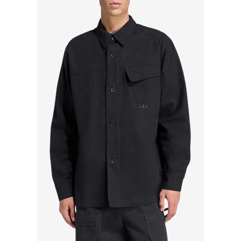 Long-Sleeved Loose Shirt