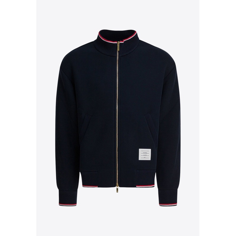 Name Tag Patch Zip-Up Jacket
