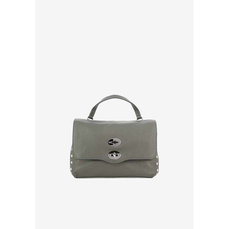 Small Postina Tumbled Leather Shoulder Bag