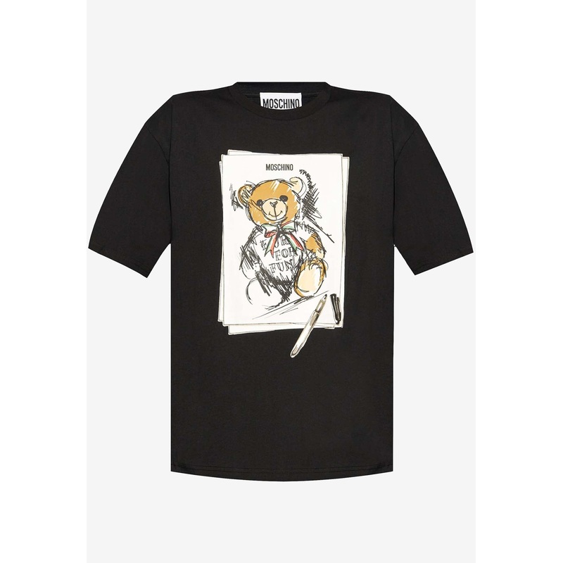 Teddy Bear Print T-shirt