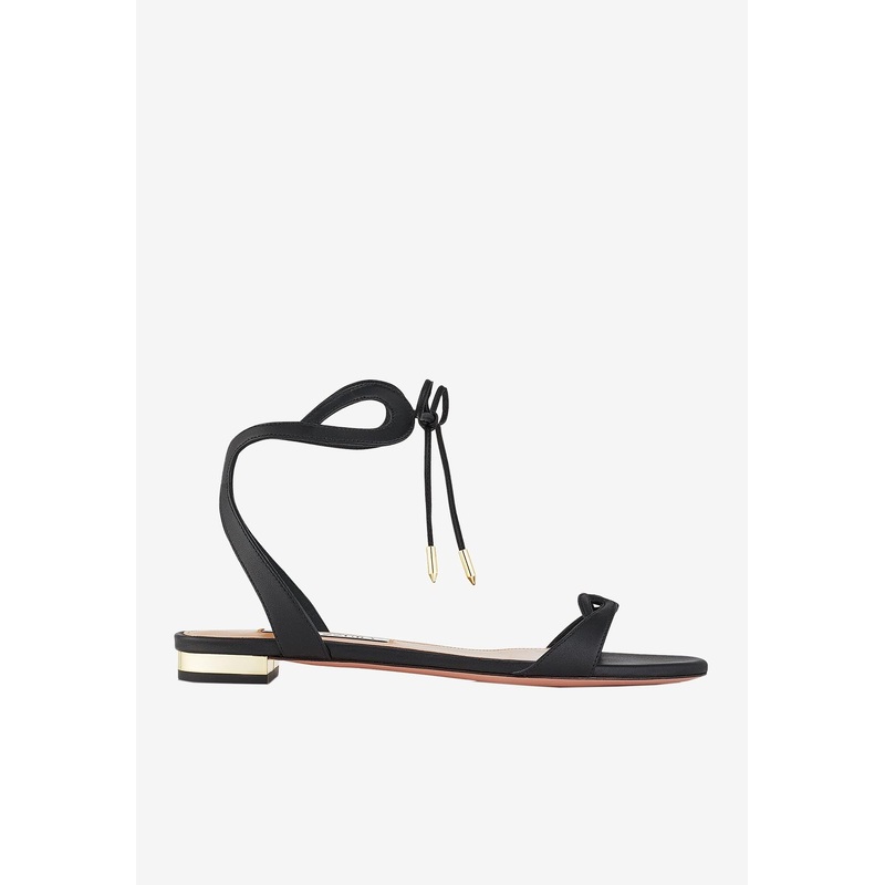 Tessa Flat Sandals in Nappa Leather