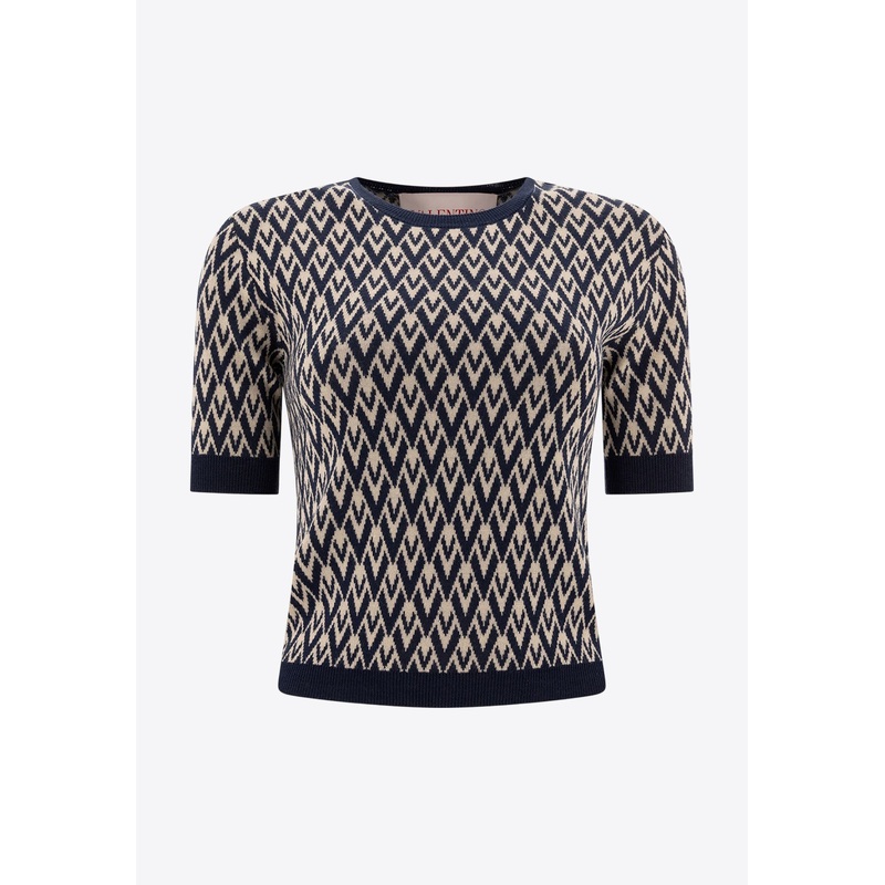 Toute La V Knitted Top