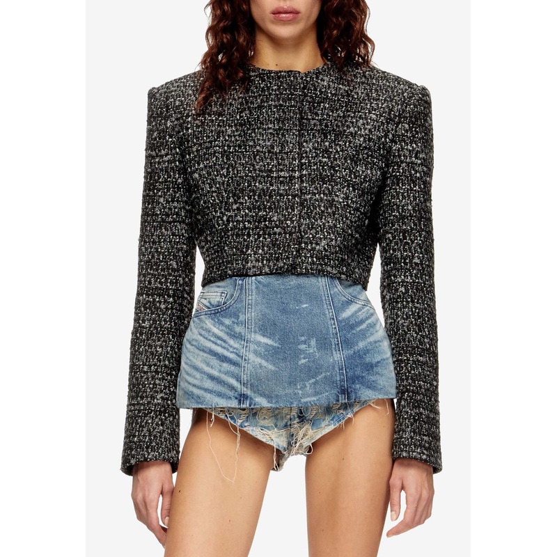 Tweed Cropped Blazer