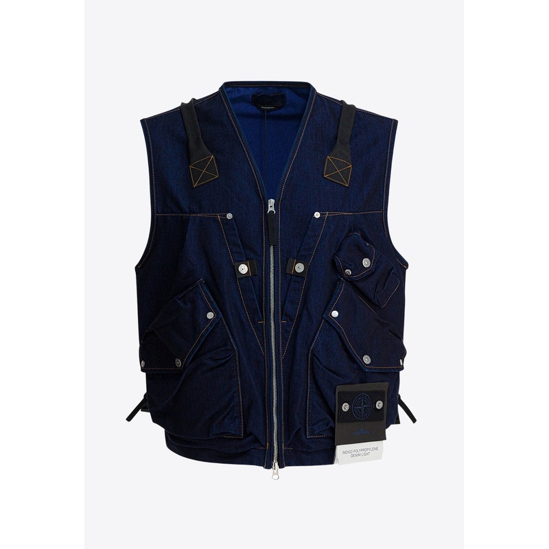 Utility Denim Vest