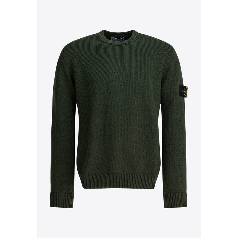 Winter Compass-Motif Wool Sweater