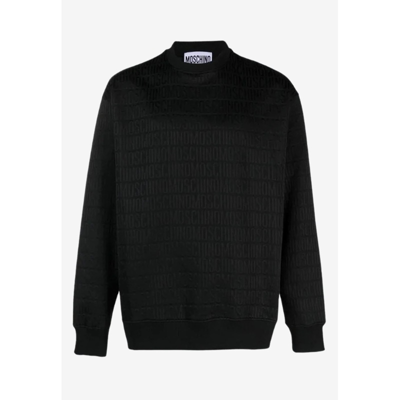 All-Over Logo Pullover Sweatshirt