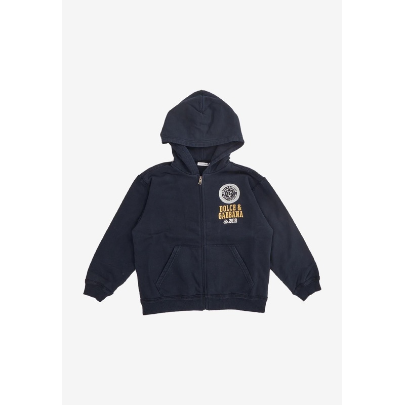 Boys Logo-Embroidered Hooded Sweatshirt