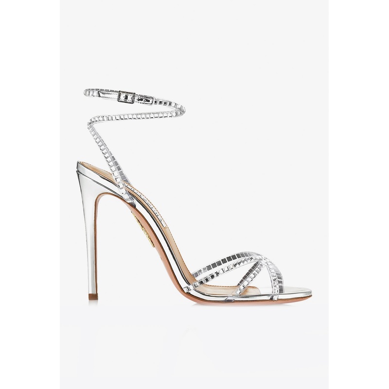 Dance 105 Plexi Sandals in Leather