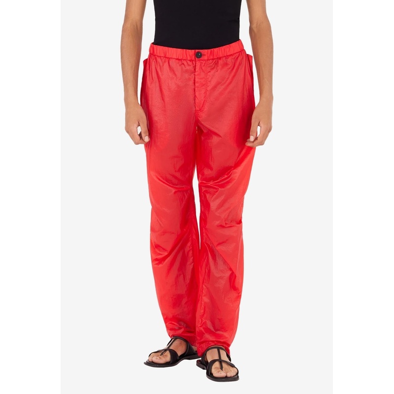 Drawstring Straight-Leg Pants