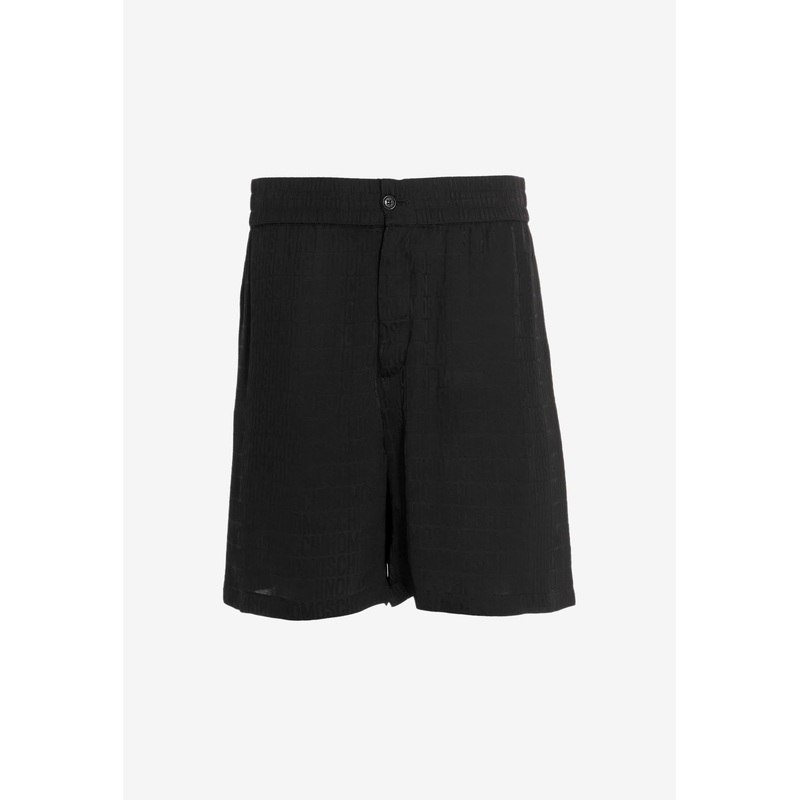Jacquard Logo Bermuda Shorts