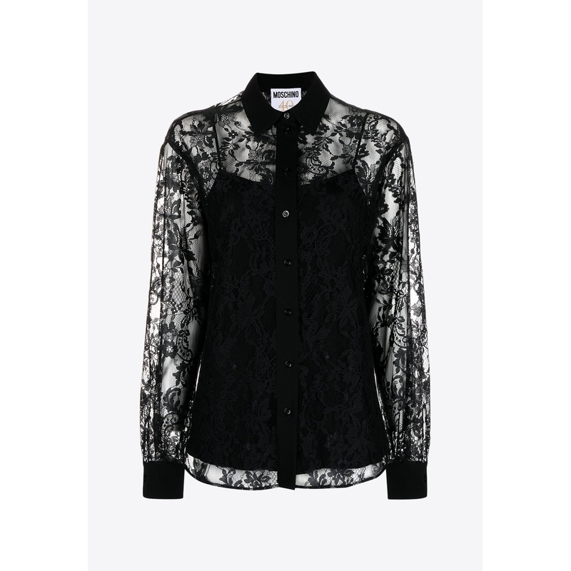 Lace Long-Sleeved Shirt
