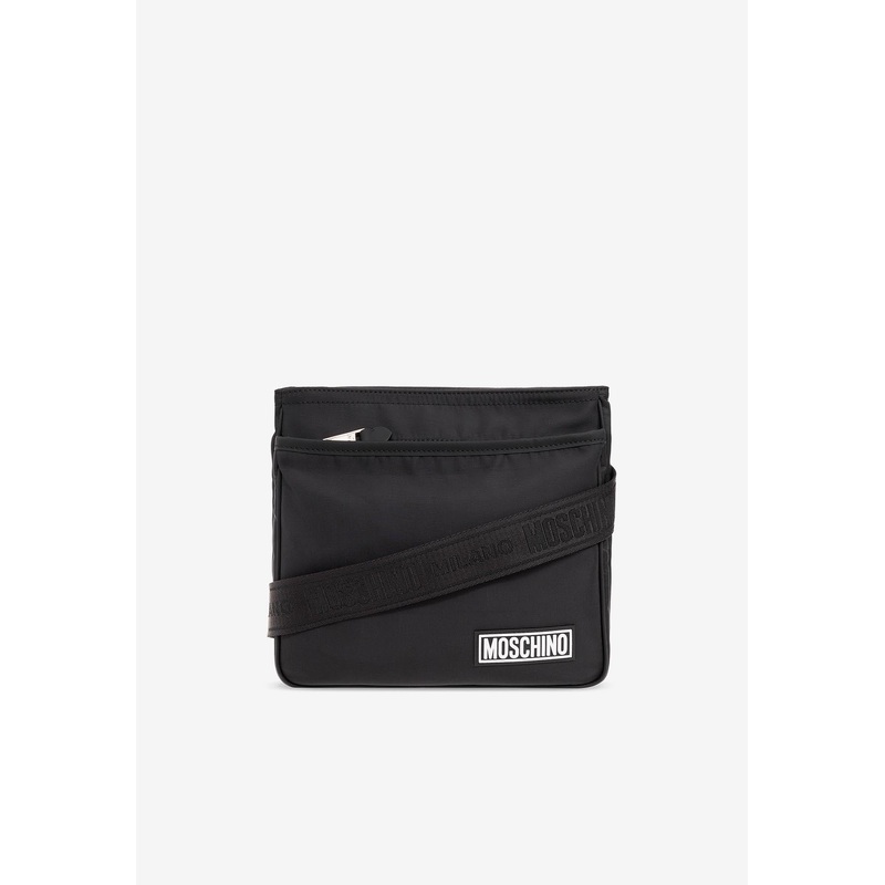 Logo-Applique Messenger Bag