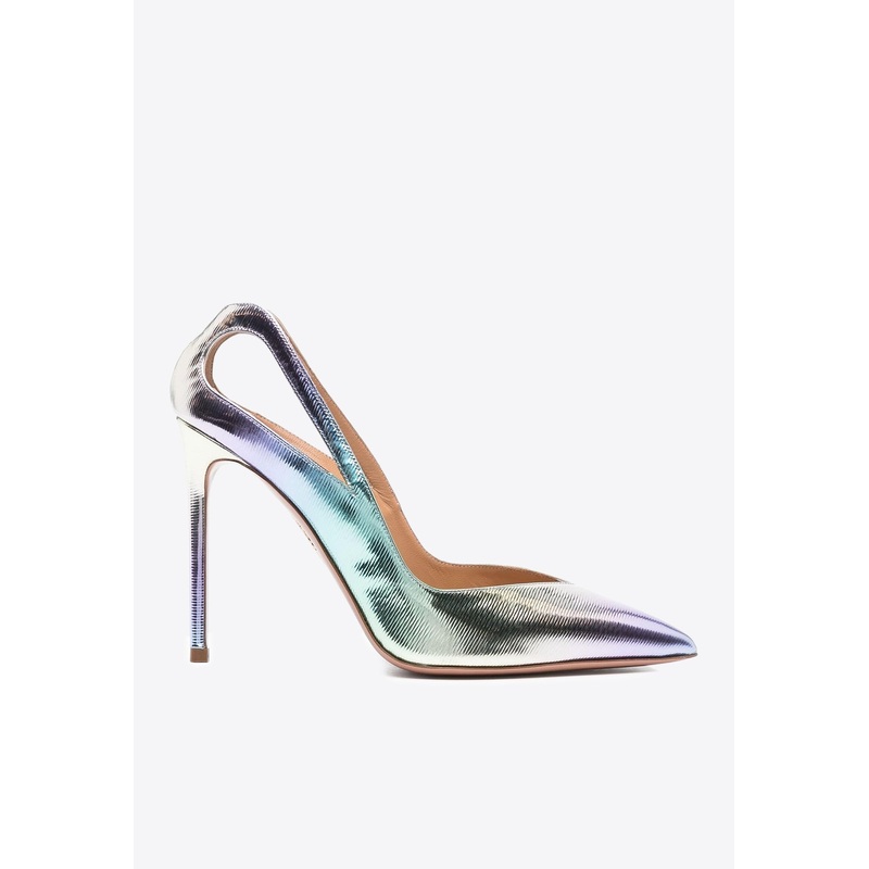 Sheeva 105 Pumps in Metallic Leather