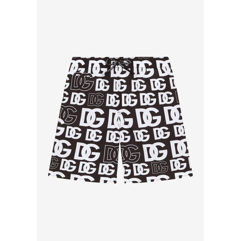 All-Over Logoed Swim Trunks