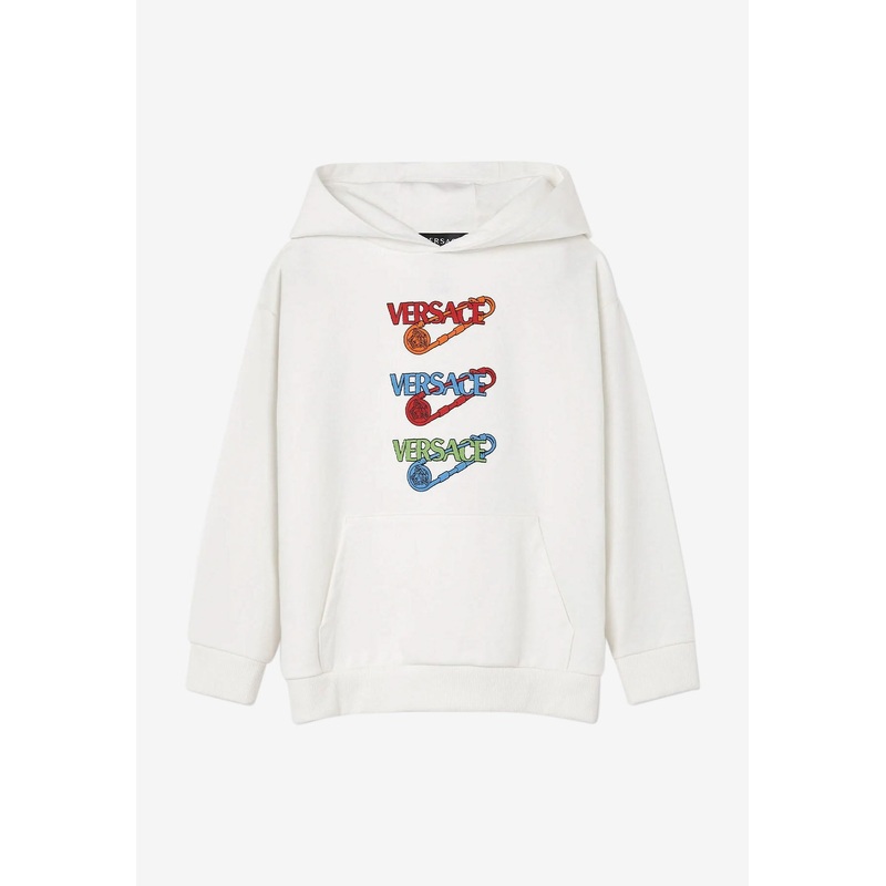 Boys Safety Pin Print Hoodie