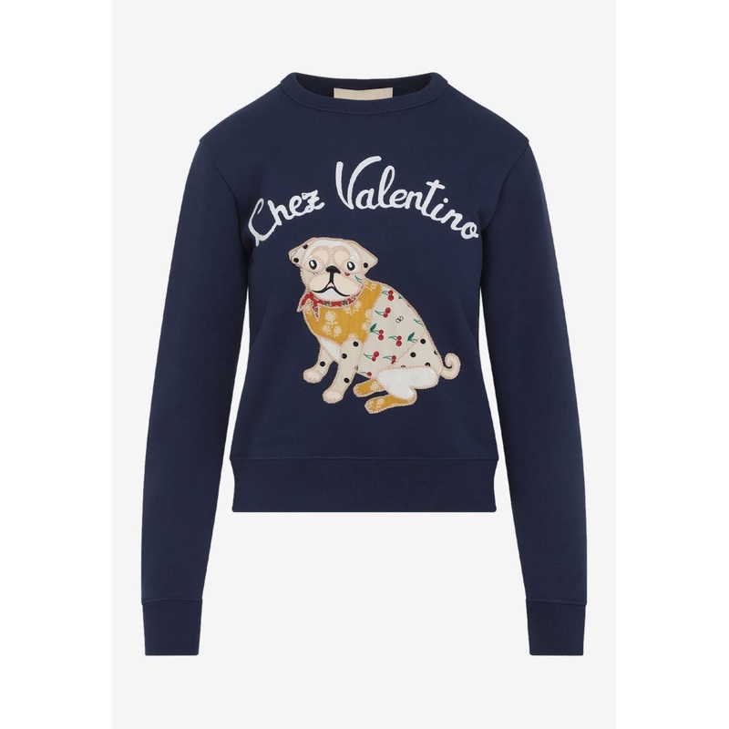 Jacquard Crewneck Sweatshirt