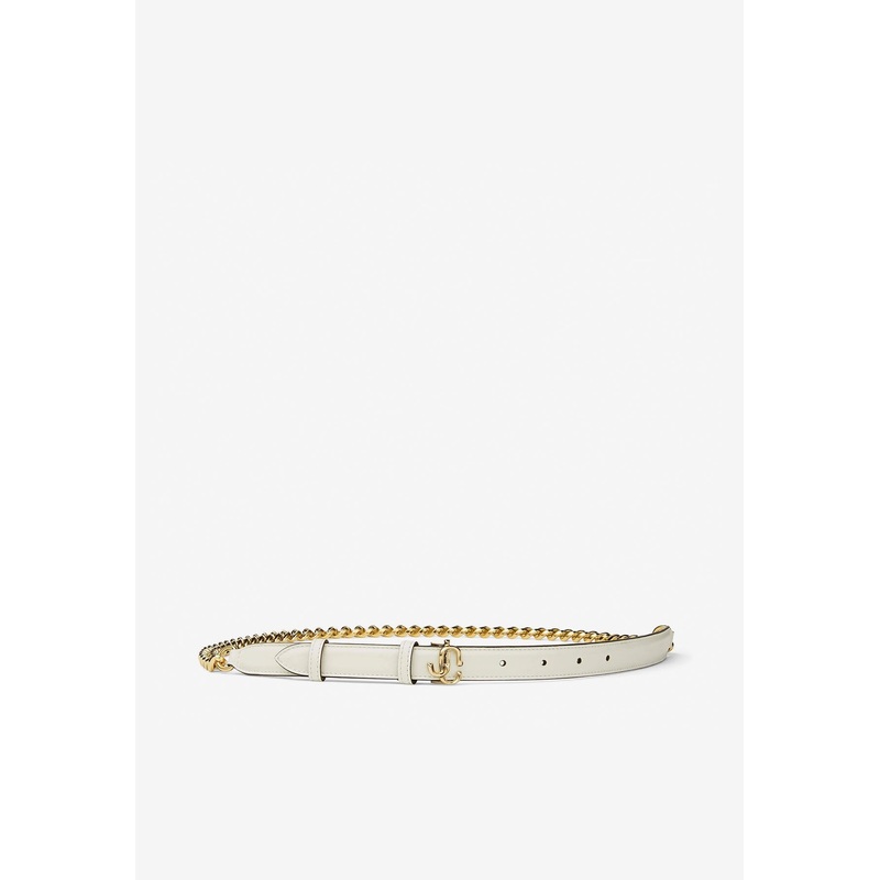 JC-Chain Calf Leather Belt