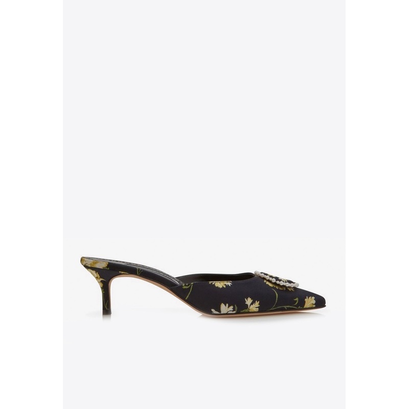 Kifatmu 50 Floral Satin Mules