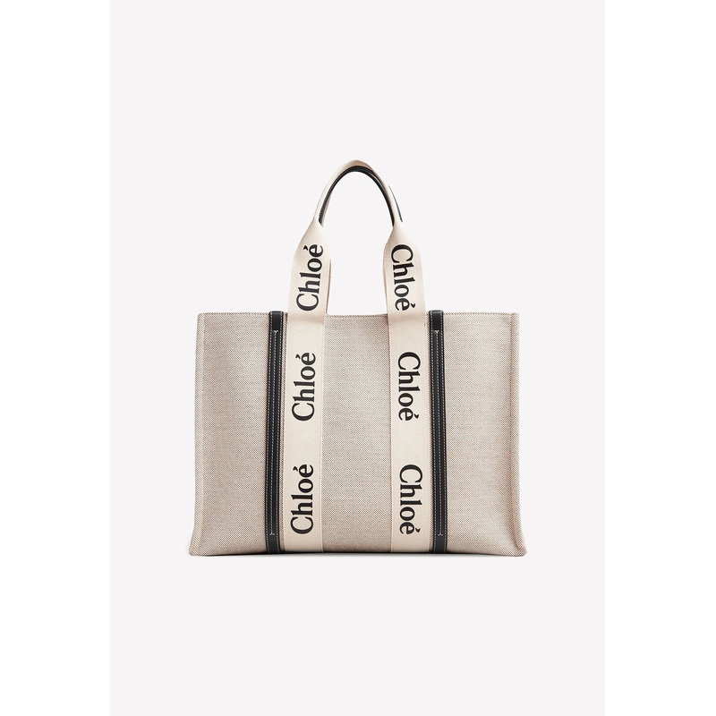 Large Woody Logo Tote Bag