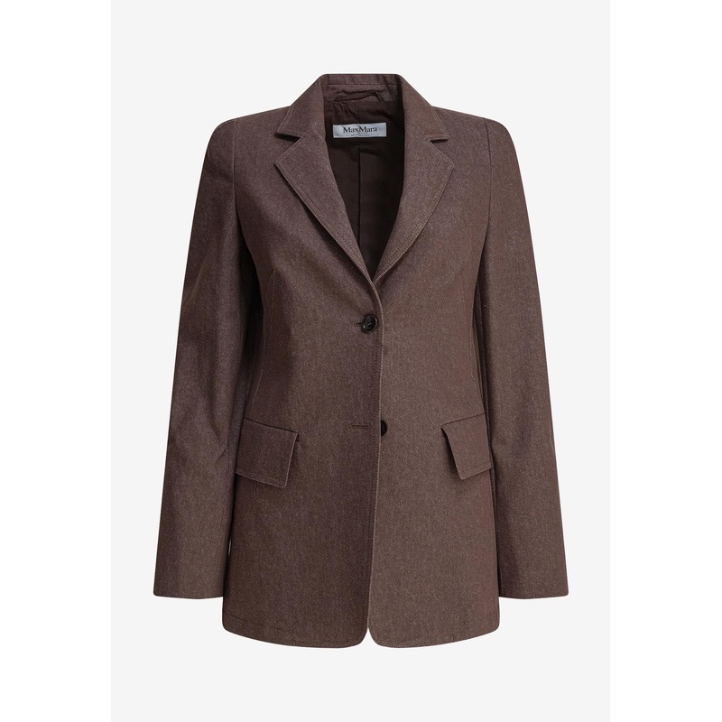 Agguati Denim-Effect Blazer