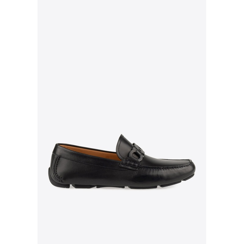 Byte Gancini Leather Loafers