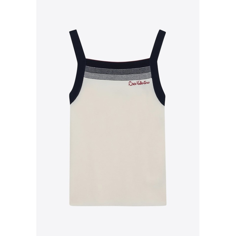 Chez Logo Wool Tank Top