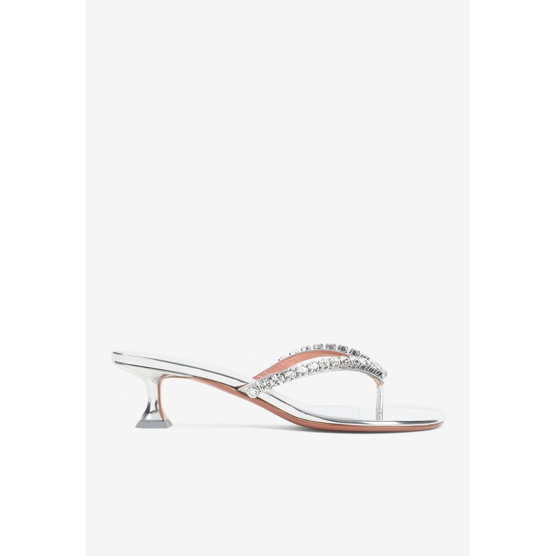 Gigi 45 Crystal Thong Sandals