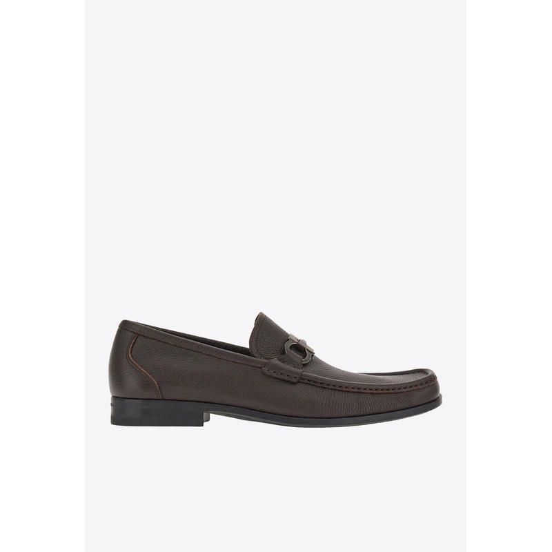 Grandioso Gancini Leather Loafers