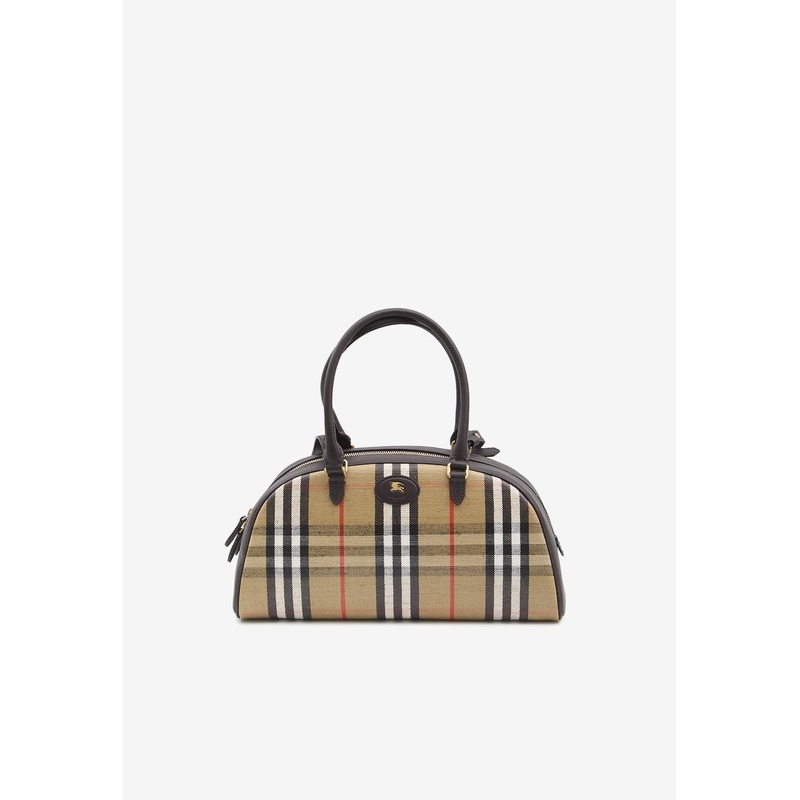 Highlands Vintage Check Bowling Handbag