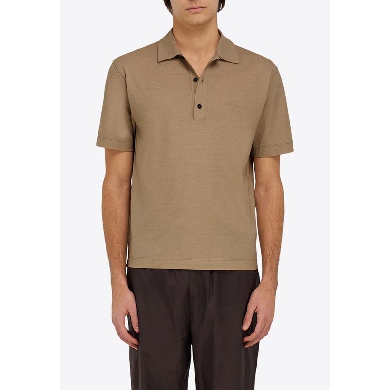 Logo Short-Sleeved Polo T-shirt